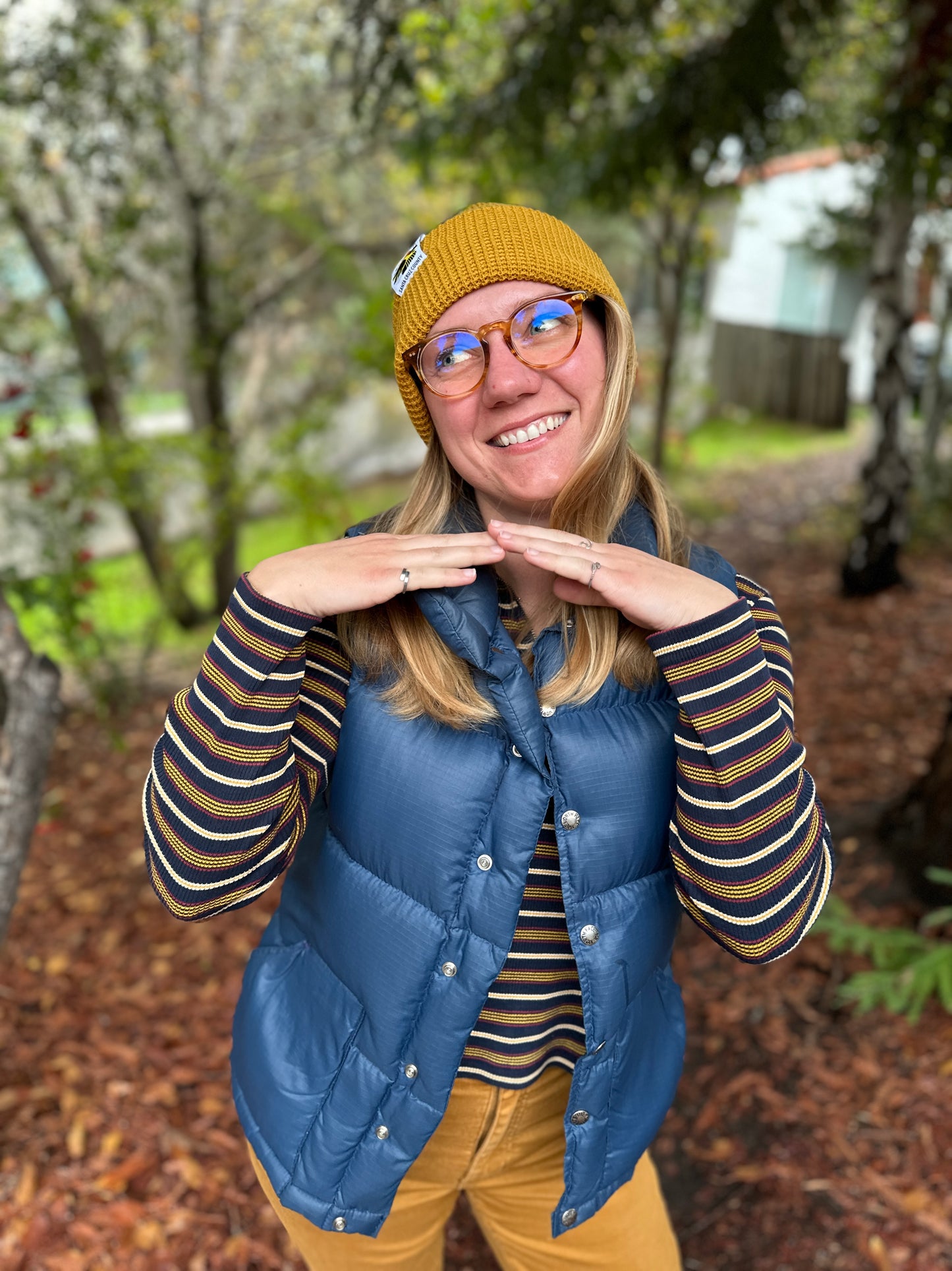 Land Trust Waffle Knit Beanie