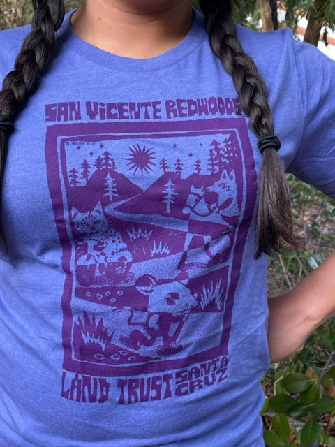 San Vicente Redwoods T-shirt - Hike, Bike, Ride