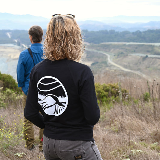 Black & White Land Trust Long Sleeve Pullover